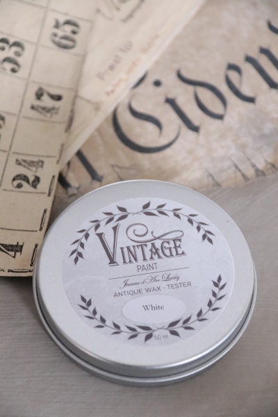 Jeanne d'Arc Living 50 ml Antique Wax White - Vintage Paint Antikwachs