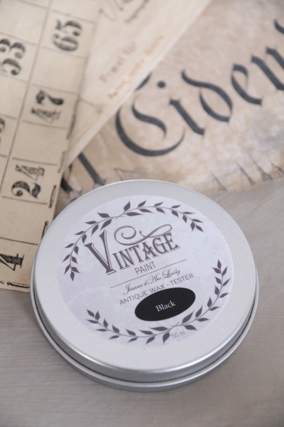 Jeanne d'Arc Living 50 ml Antique Wax Black - Vintage Paint Antikwachs