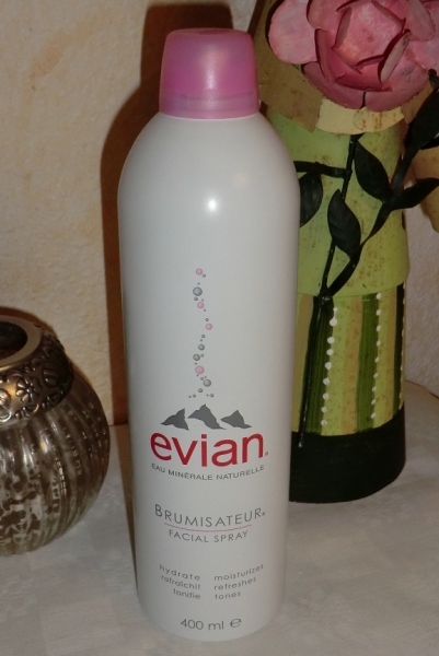 1 x 400 ml Gesichtsspray Evian Brumisateur Facial Spray mit Mineralwasser für Frische