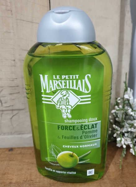 250 ml Shampoo Apfel + Olivenblätter Le Petit Marseillais, normales Haar