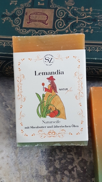 Seifen Zauber ca. 60 g Naturseife Lemandia, mit Lemongras- und Mandarinenöl, 60180